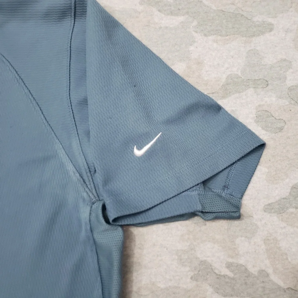 Nike Golf Polo Shirt Mens XXL Blue Short Sleeve Casual Outdoors Athleisure